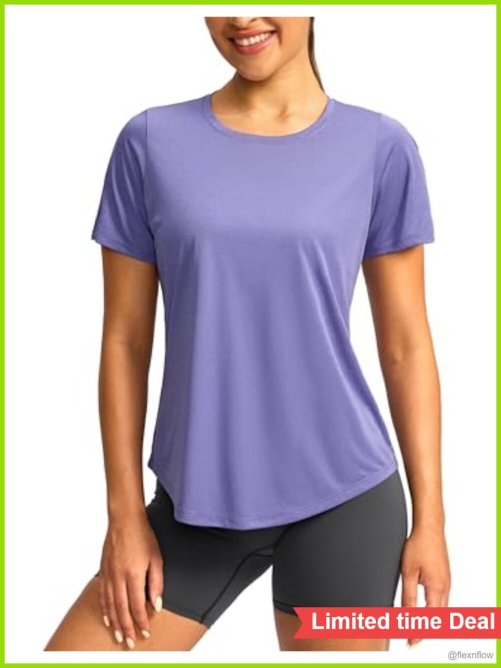 Women UPF 50+ Dry Fit Athletic Gym Workout T-Shirt